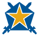 Star Shield Die Cut Sticker