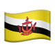 Flag: Brunei