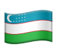 Flag: Uzbekistan