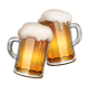 Clinking Beer Mugs