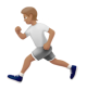 Person Running: Medium Skin Tone