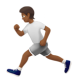 Person Running: Medium-Dark Skin Tone