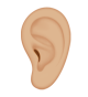 Ear: Medium-Light Skin Tone