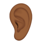 Ear: Medium-Dark Skin Tone