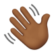 Waving Hand: Medium-Dark Skin Tone