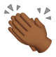 Clapping Hands: Medium-Dark Skin Tone