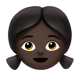 Girl: Dark Skin Tone