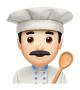 Man Cook: Light Skin Tone