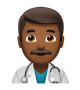 Man Health Worker: Medium-Dark Skin Tone