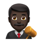Man Judge: Dark Skin Tone
