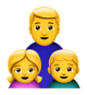 Family: Man, Girl, Boy