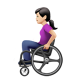 Woman In Manual Wheelchair: Light Skin Tone