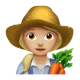Woman Farmer: Medium-Light Skin Tone
