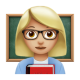Woman Teacher: Medium-Light Skin Tone