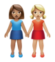 Women Holding Hands: Medium Skin Tone, Medium-Light Skin Tone