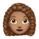 Woman: Medium Skin Tone, Curly Hair
