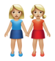 Women Holding Hands: Medium-Light Skin Tone