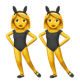 Women With Bunny Ears