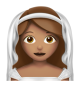 Person With Veil: Medium Skin Tone