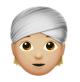 Person Wearing Turban: Medium-Light Skin Tone