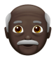 Old Man: Dark Skin Tone