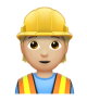 Construction Worker: Medium-Light Skin Tone