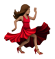 Woman Dancing: Medium Skin Tone