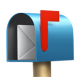 Open Mailbox With Raised Flag