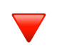 Red Triangle Pointed Down