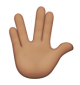 Vulcan Salute: Medium Skin Tone