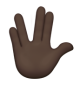 Vulcan Salute: Dark Skin Tone