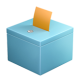 Ballot Box With Ballot