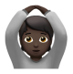 Person Gesturing Ok: Dark Skin Tone