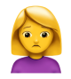 Woman Frowning