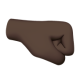 Right-Facing Fist: Dark Skin Tone