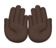 Palms Up Together: Dark Skin Tone