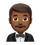 Person In Tuxedo: Medium-Dark Skin Tone