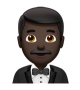 Person In Tuxedo: Dark Skin Tone