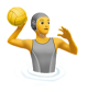 Person Playing Water Polo