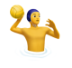 Man Playing Water Polo