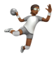 Person Playing Handball: Medium-Dark Skin Tone