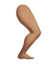 Leg: Medium Skin Tone