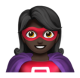 Woman Superhero: Dark Skin Tone
