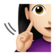 Deaf Woman: Light Skin Tone