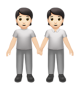 People Holding Hands: Light Skin Tone