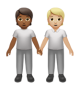 People Holding Hands: Medium-Dark Skin Tone, Medium-Light Skin Tone