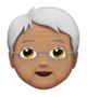 Older Person: Medium Skin Tone