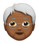 Older Person: Medium-Dark Skin Tone