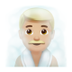 Man In Steamy Room: Medium-Light Skin Tone