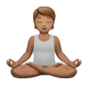 Person In Lotus Position: Medium Skin Tone